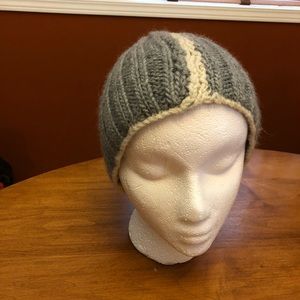 Warm hand knit toque.
